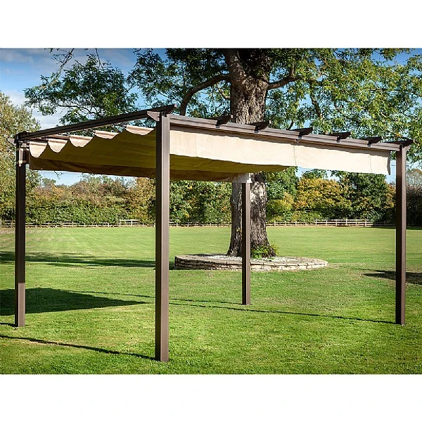Hartman Roma 3x4m Rectangular Pergola Bronze 3 Hartman Roma 3x4m Rectangular Pergola Bronze - Image 3
