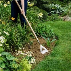 Kent & Stowe Stainless Steel Long Handled Dutch Hoe -Outdoor Garden Care 1031058 2