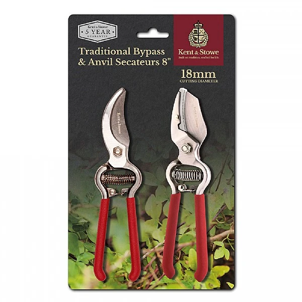 Kent & Stowe Traditional Secateurs Set 1 Kent & Stowe Traditional Secateurs Set