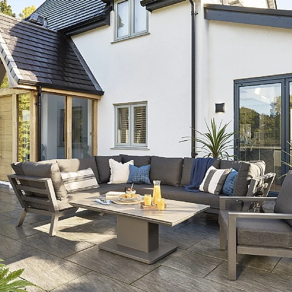 LIFE Timber Deluxe Corner Dining Set With Adjustable Table 2 LIFE Timber Deluxe Corner Dining Set With Adjustable Table - Image 2