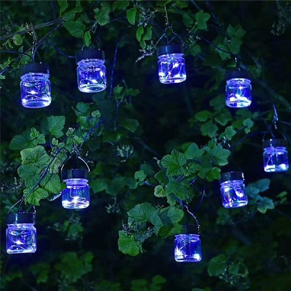 Firefly Opal Solar Jar String Lights - Set Of 10 1 Firefly Opal Solar Jar String Lights - Set Of 10