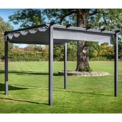 Hartman Roma 3x3m Square Pergola Grey 5 Hartman Roma 3x3m Square Pergola Grey -Outdoor Garden Care 1172413 2