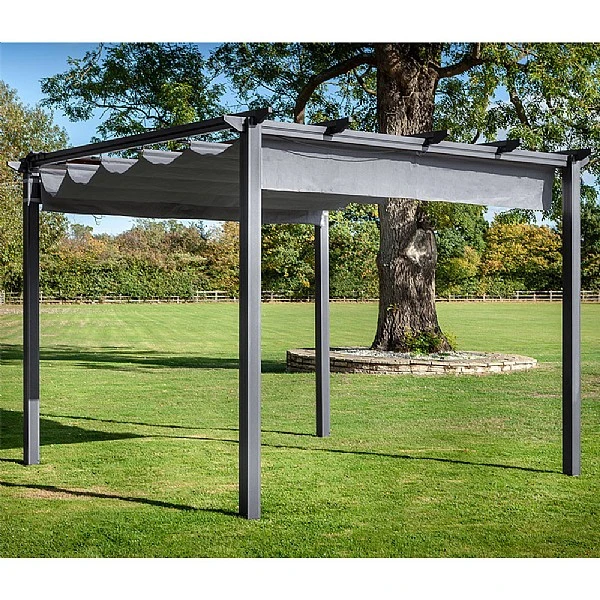 Hartman Roma 3x3m Square Pergola Grey 3 Hartman Roma 3x3m Square Pergola Grey - Image 3