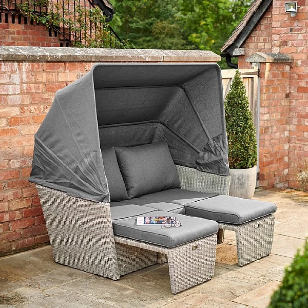 Kettler Palma Daybed - White Wash 1 Kettler Palma Daybed - White Wash