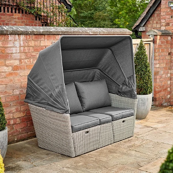 Kettler Palma Daybed - White Wash 3 Kettler Palma Daybed - White Wash - Image 3