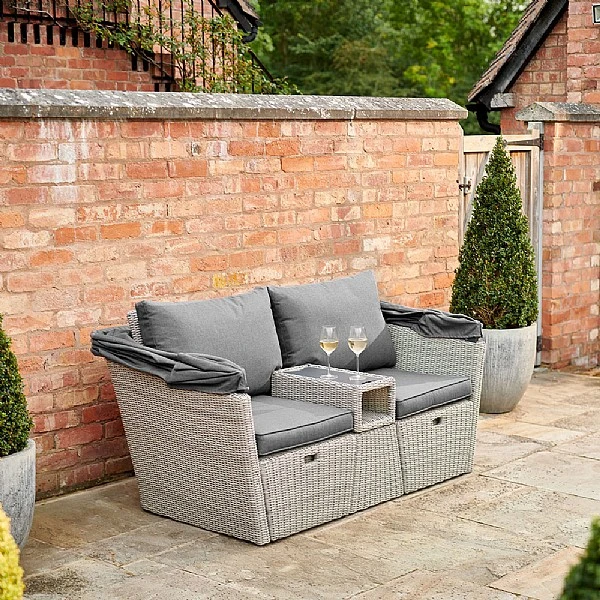 Kettler Palma Daybed - White Wash 5 Kettler Palma Daybed - White Wash - Image 5