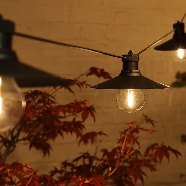 Noma Led Saucer Connectable Festoon Lights - Set Of 6 2 Noma Led Saucer Connectable Festoon Lights - Set Of 6 - Image 2