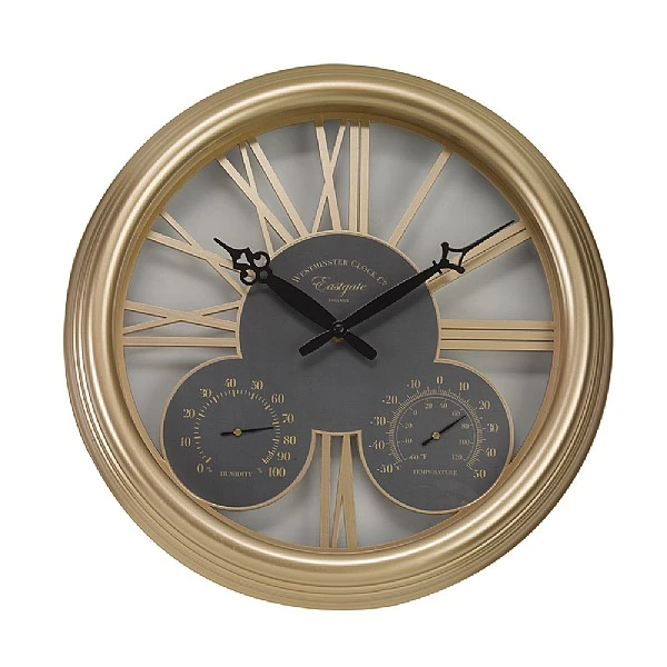Smart Garden Exeter Clock Rose Gold 15" 2 Smart Garden Exeter Clock Rose Gold 15" - Image 2
