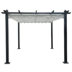 Salamanca 3x4m Grey Gazebo -Outdoor Garden Care 1229453 2
