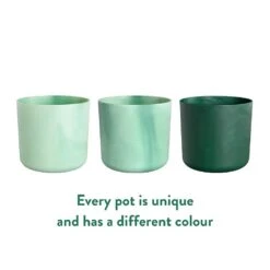Elho The Ocean Collection Round Pot 22cm Pacific Green 10 Elho The Ocean Collection Round Pot 22cm Pacific Green -Outdoor Garden Care 1230823 5