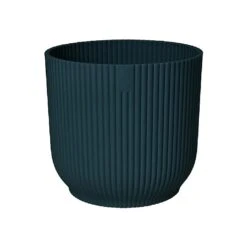 Elho Vibes Fold Round Planter 22cm Deep Blue 8 Elho Vibes Fold Round Planter 22cm Deep Blue -Outdoor Garden Care 1230825 4