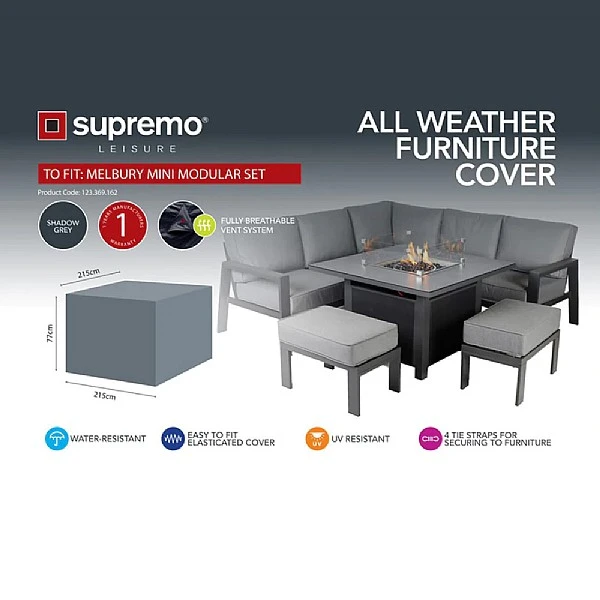 Supremo Aluminium Melbury Mini Modular Set Furniture Cover 1 Supremo Aluminium Melbury Mini Modular Set Furniture Cover