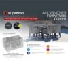 Supremo 6 Seater Rectangular Set Furniture Cover