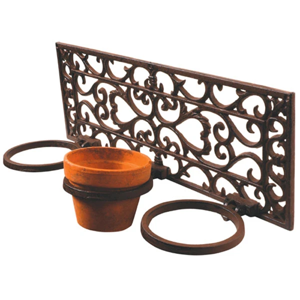 Fallen Fruits Cast Iron 3 Pot Flowerpot Holder 1 Fallen Fruits Cast Iron 3 Pot Flowerpot Holder