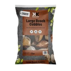 Kelkay Large Beach Cobbles Bulk Bag -Outdoor Garden Care 574468 2 1