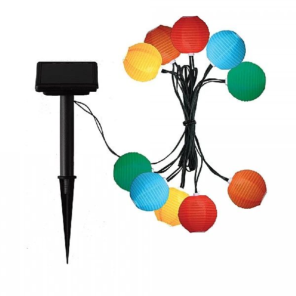 Smart Solar Chinese Lanterns Solar - Set Of 10 2 Smart Solar Chinese Lanterns Solar - Set Of 10 - Image 2