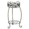 Panacea Black & Bronze Scroll & Ivy Plant Stand 38cm