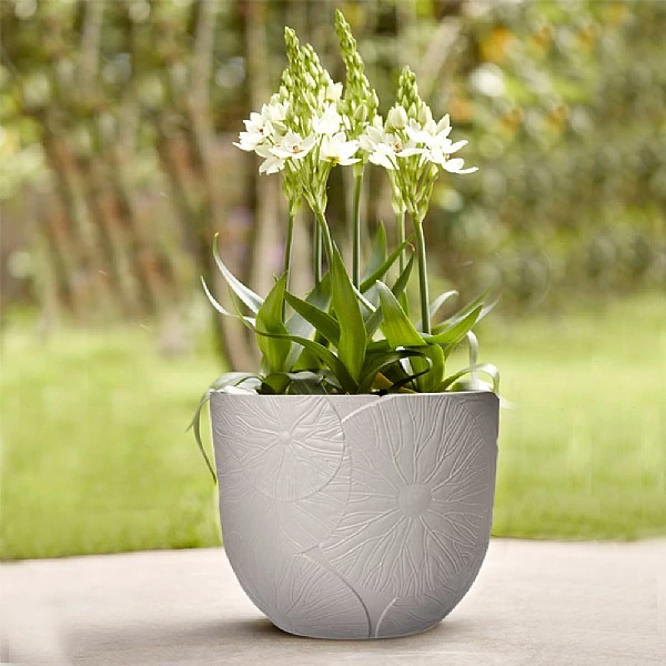Elho Fuente 47cm Lily Round Planter (Various Colours) 2 Elho Fuente 47cm Lily Round Planter (Various Colours) - Image 2