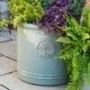 Woodlodge Heritage Edwardian Cylinder Ceramic Planter Mint Green (Various Sizes)