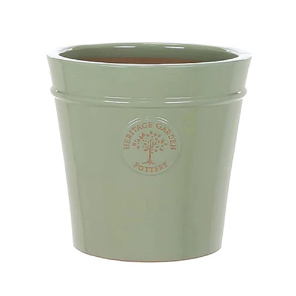 Woodlodge Heritage Edwardian Ceramic Pot Mint Green (Various Sizes) 2 Woodlodge Heritage Edwardian Ceramic Pot Mint Green (Various Sizes) - Image 2