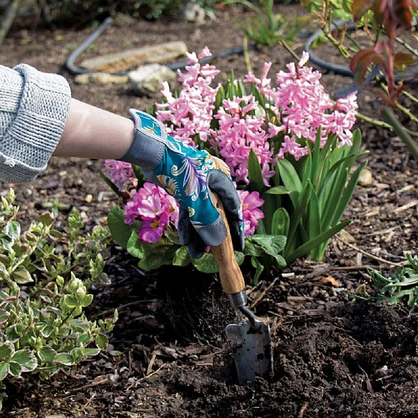 Town & Country Teal Lux-Fit Synthetic Leather Gloves 2 Town & Country Teal Lux-Fit Synthetic Leather Gloves - Image 2