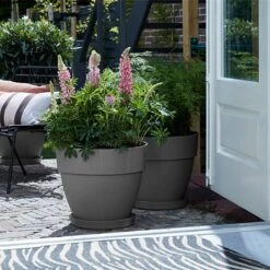 Elho Vibia Campana 35cm Round Planter (Various Colours) 11 Elho Vibia Campana 35cm Round Planter (Various Colours) -Outdoor Garden Care VIBCAMRND35 5